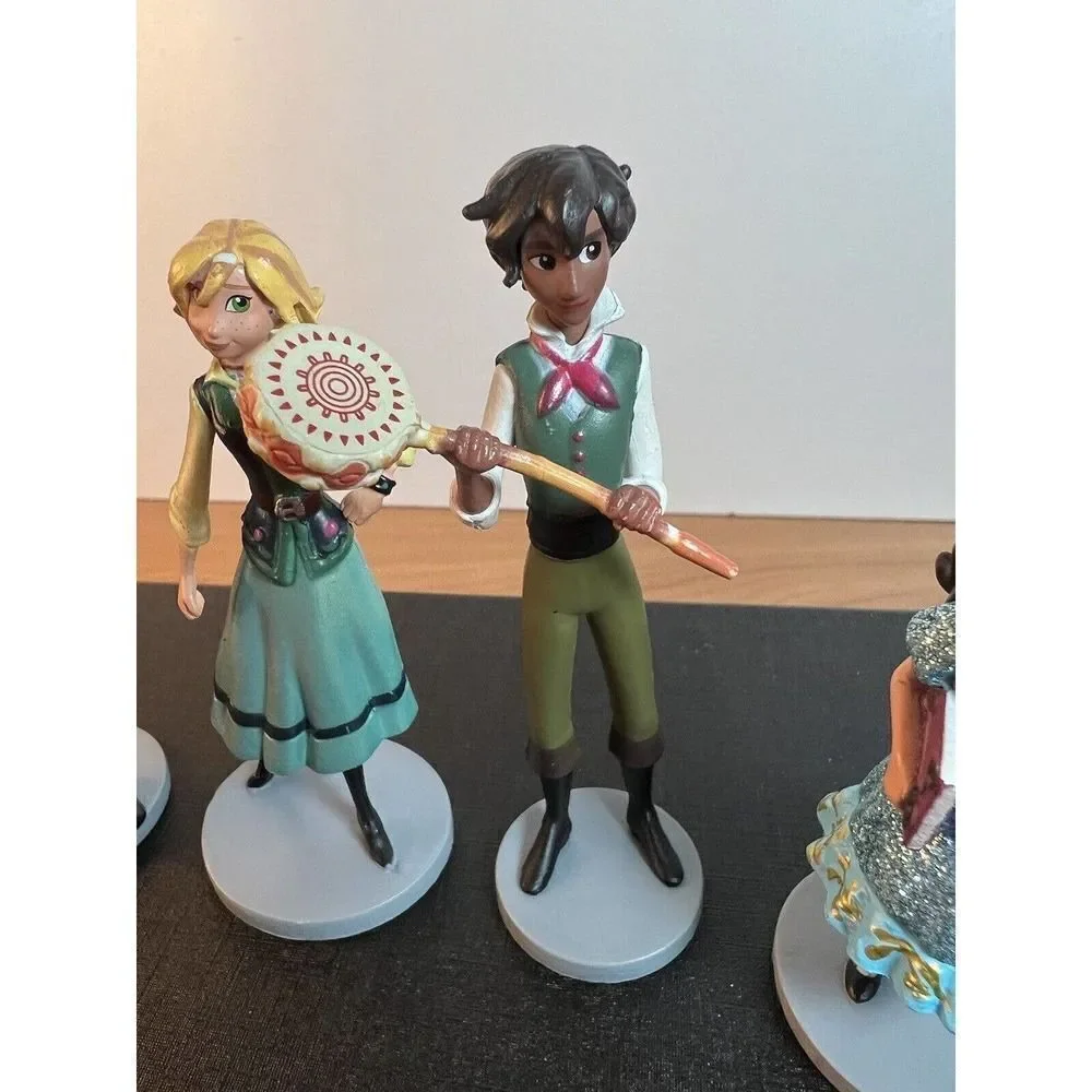 Elena of Avalor Playset 4 Figure Cake Topper Toy Doll Set Loose